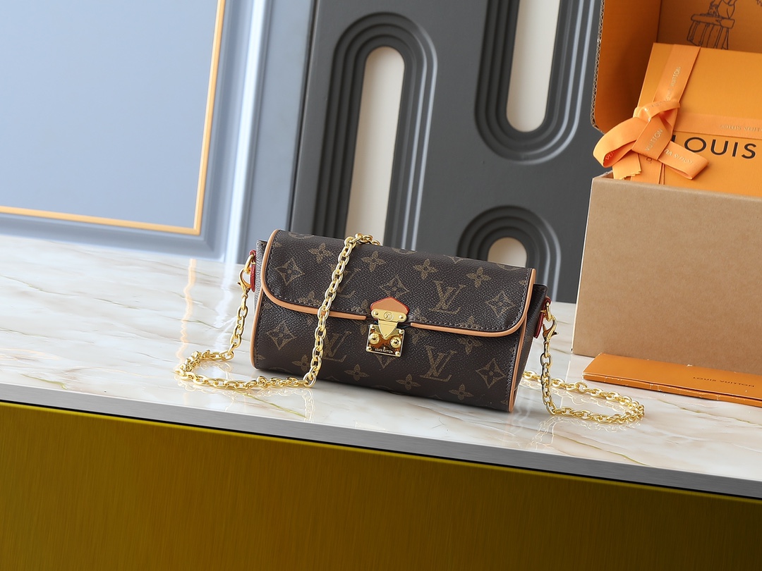 LV Classic Handbag Monogram Canvas Zip Closure 1625